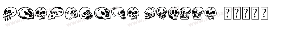 Designers Skulls字体转换